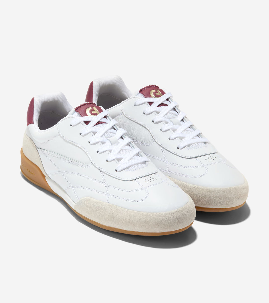 C44870:WHITE / CH CLARET / WHITE