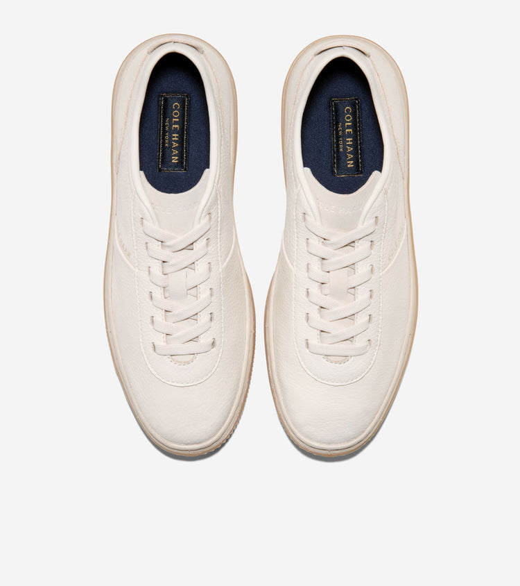 W38413:IVORY LEATHER / ANCIENT SCROLL SUEDE / NATURAL GUM