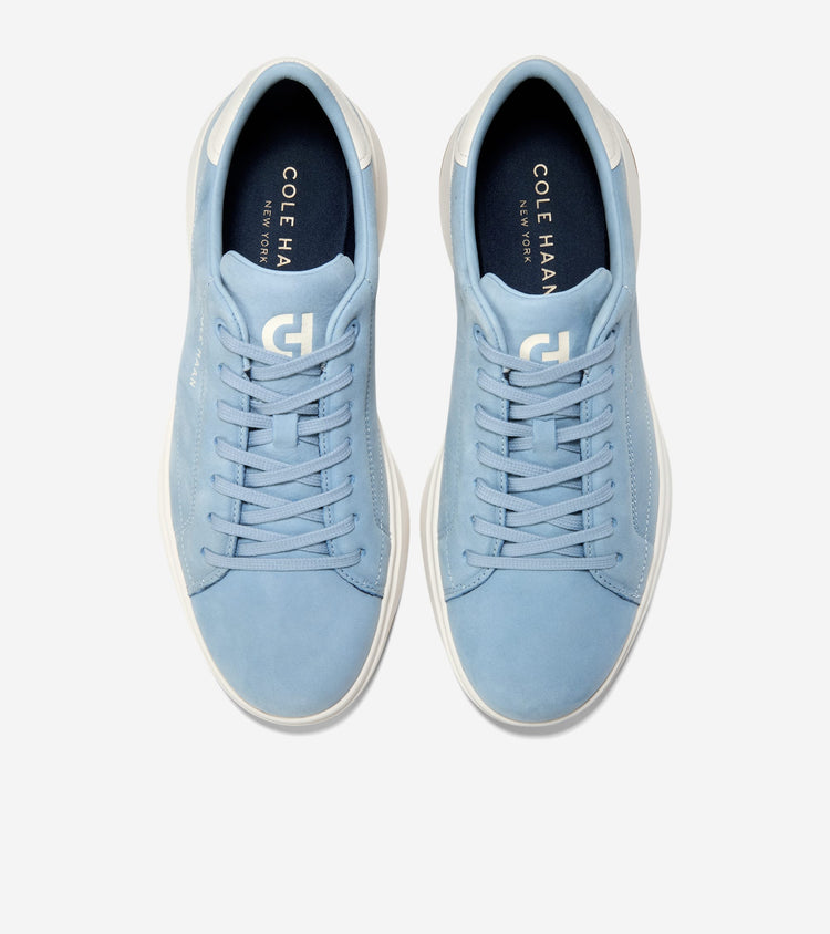 C43971:DUSTY BLUE NUBUCK / IVORY / IVORY