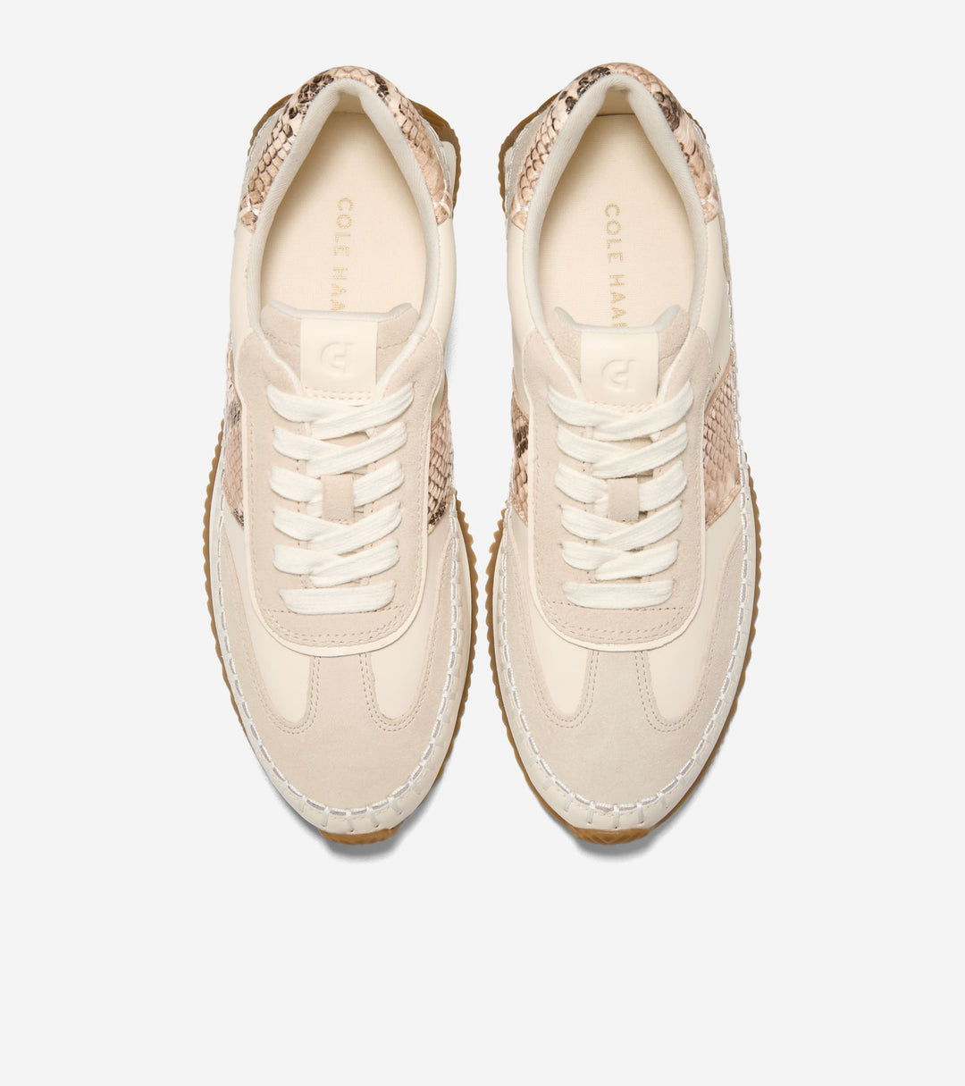 W36276:CH POWDER LTHR / SAND DOLLAR SDE / MOJAVE SNAKE PRINT LTHR