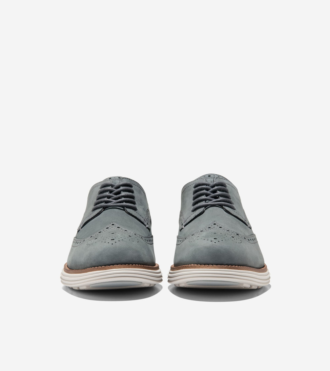 C45382:GRAY PINSTRIPE NUBUCK / DARK NATURAL / PUMICE STONE