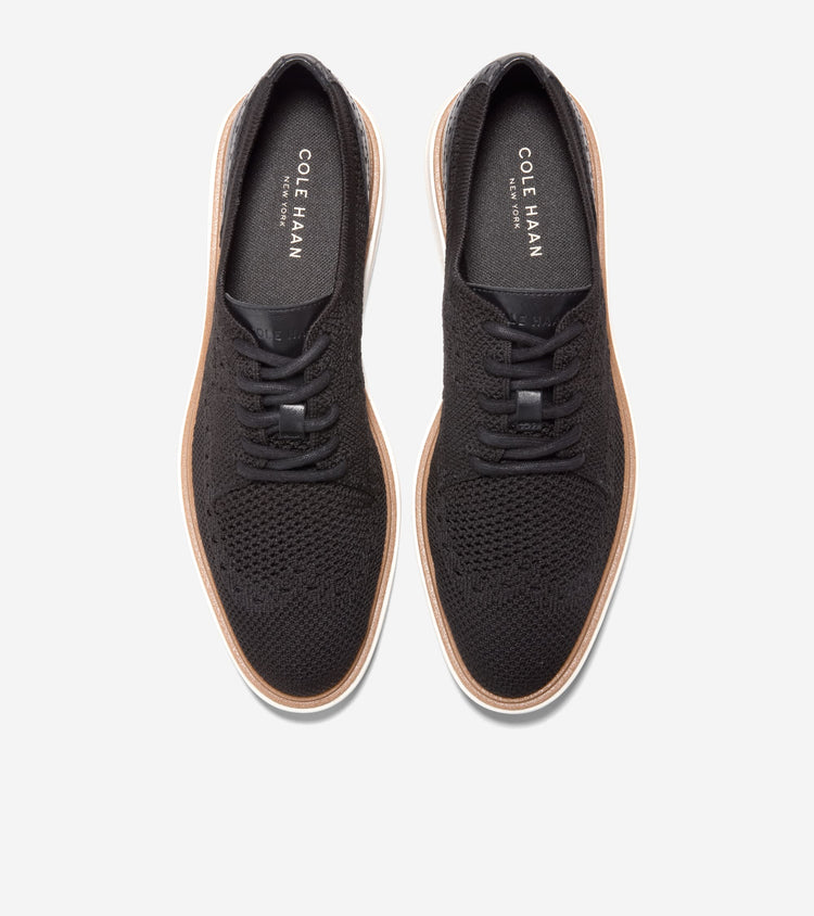 W36983:BLACK STITCHLITE / LTHR