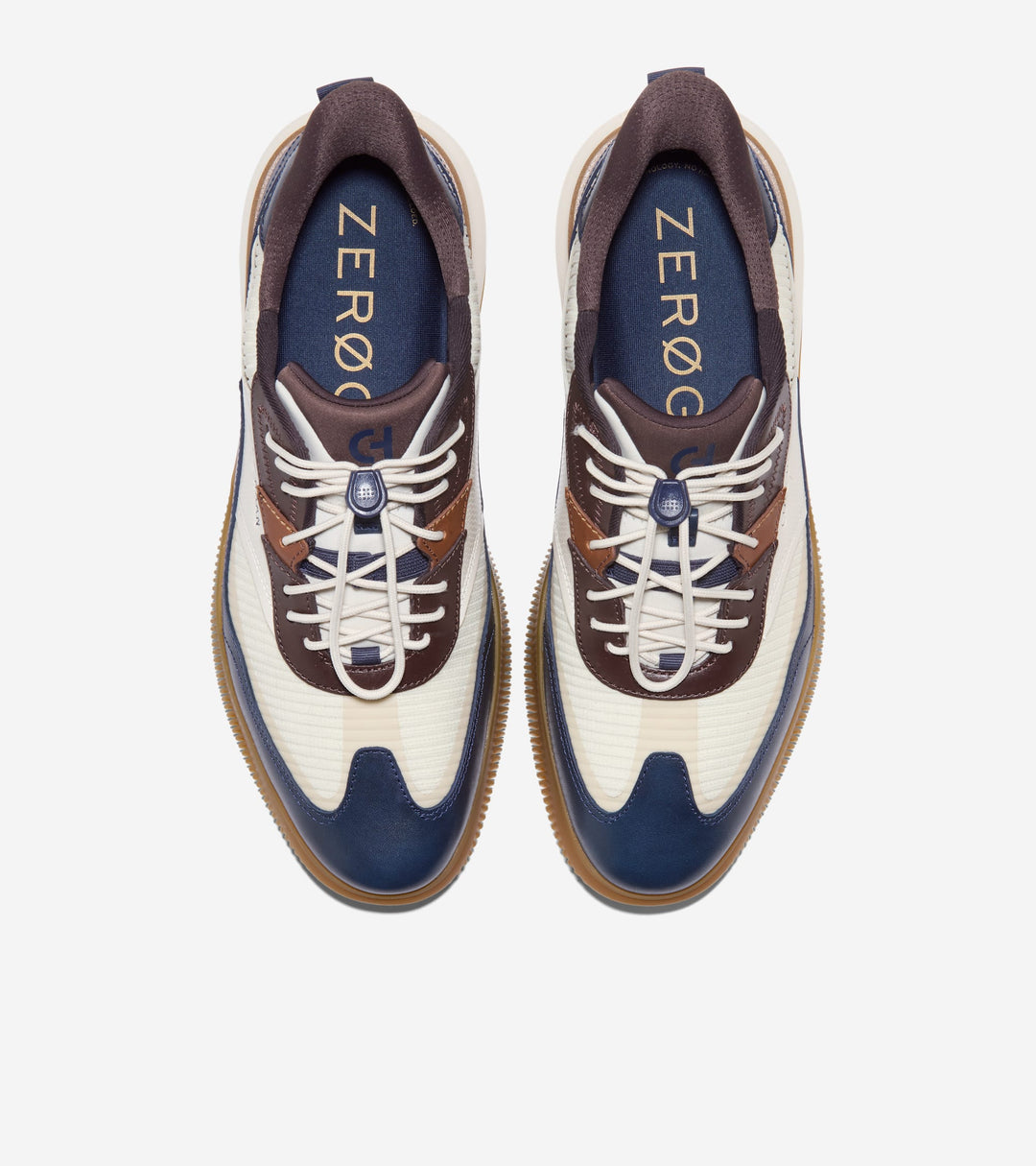 C43979:IVORY / NAVY BLAZER / CH DARK CHOCOLATE