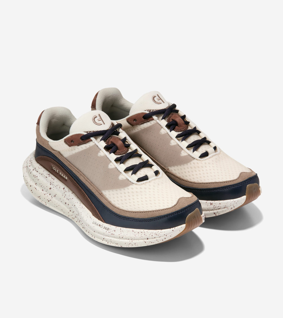 C46071:IVORY / NAVY BLAZER / CH CHESTNUT
