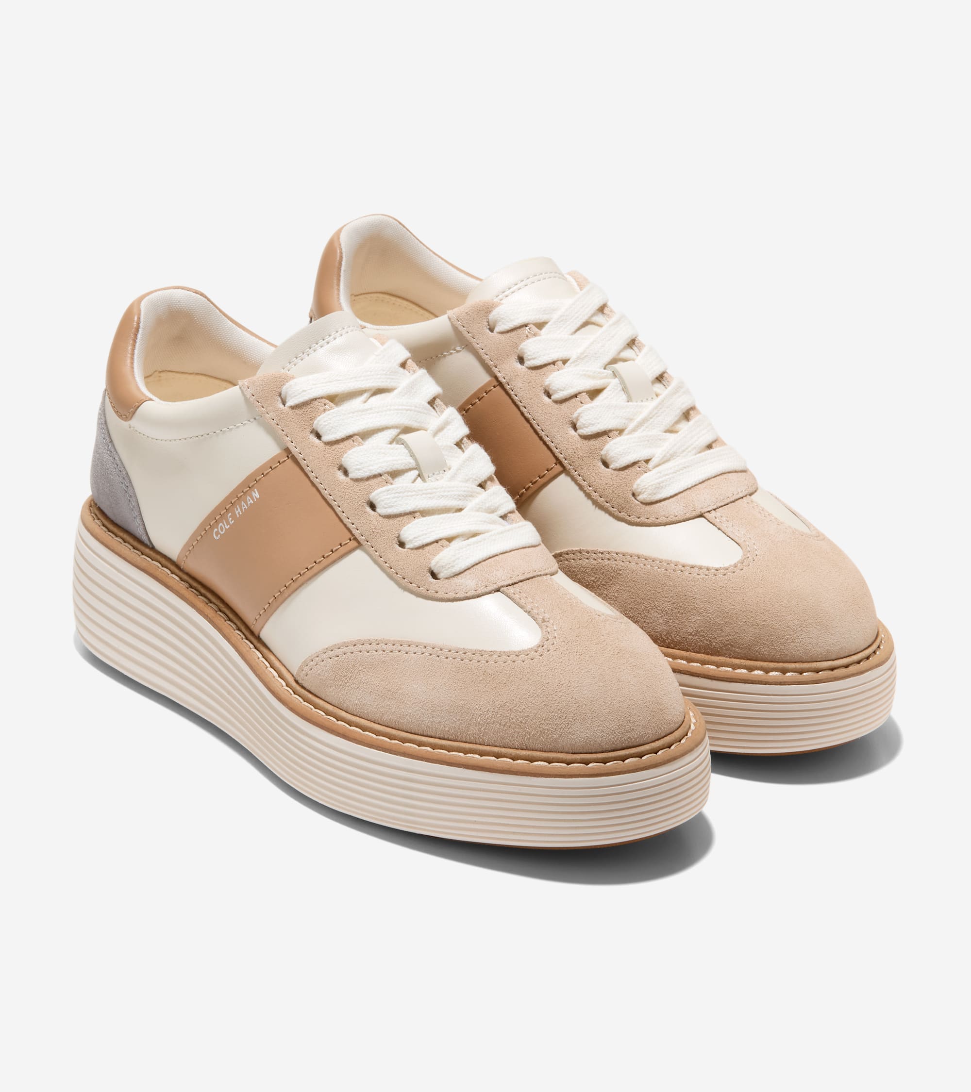 W35017:IVORY/CH TUSCAN SAND SUEDE/CH LT SESAME SUEDE/FROST GRAY SUEDE/IVORY