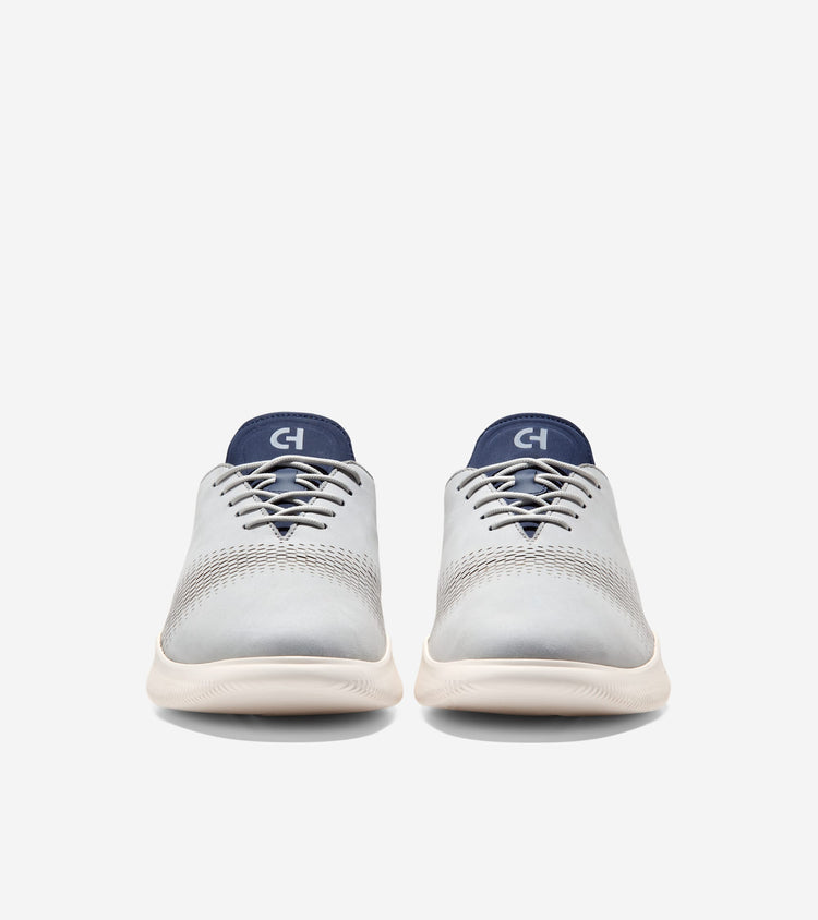 C43258:HARBOR MIST NUBUCK / NAVY BLAZER / IVORY