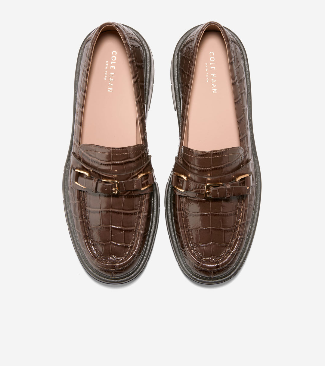 W37311:FONDUE FUDGE CROC PRINT LEATHER