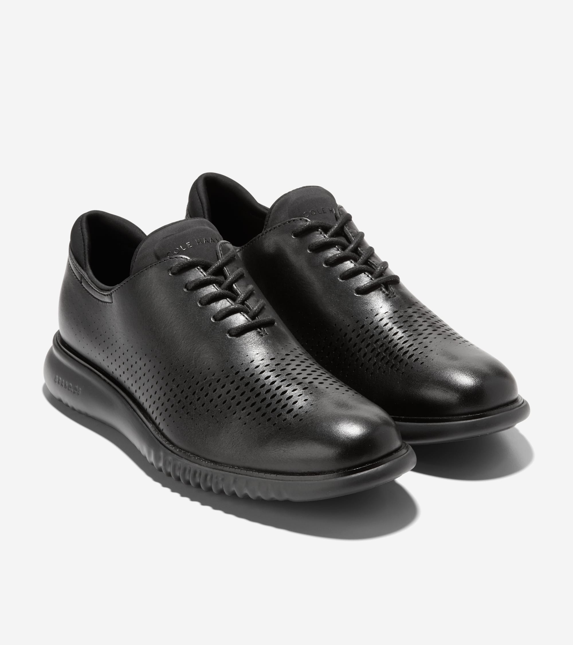 【断捨離男子】Cole Haan 25cmブラック Men's ZERØGRAND Remastered Stitchlite™ Wingtip Oxfords