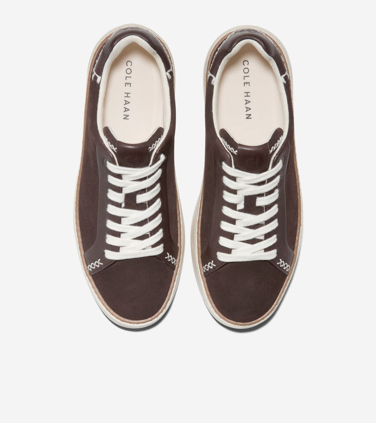 W34496:CH DK CHOCOLATE SUEDE/ CH DK CHOCOLATE LTHR/ IVORY