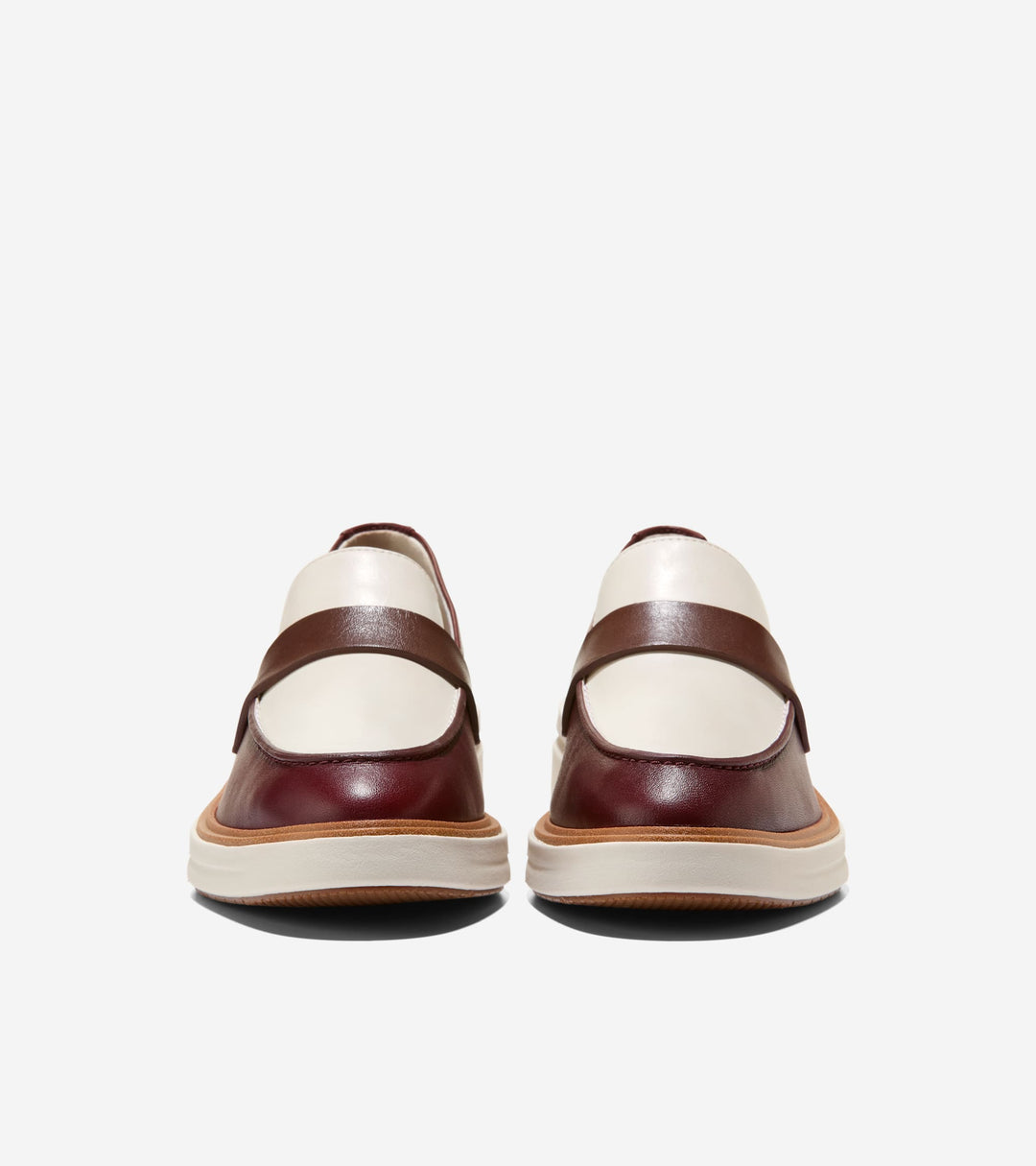 W37623:CH BLOODSTONE / FONDUE FUDGE / IVORY LEATHER
