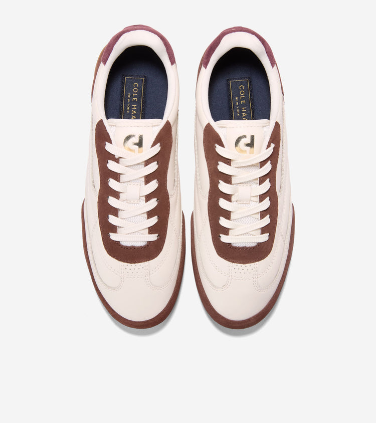 W37534:IVORY LEATHER / FONDUE FUDGE / CH BLOODSTONE SUEDE