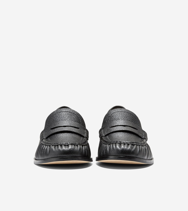 W37324:BLACK TUMBLED LEATHER