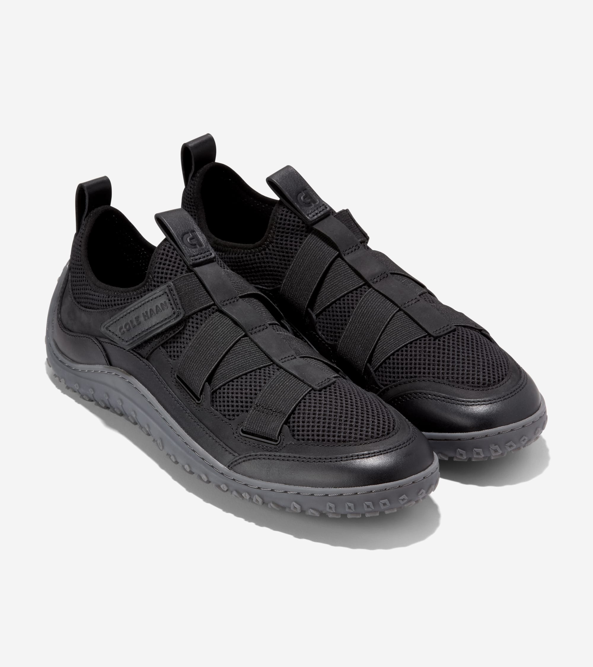 COLE HAAN ZEROGRAND プレーントゥ グレーレザー US8 COLE HAAN ZEROGRAND プレーントゥ グレーレザー US8