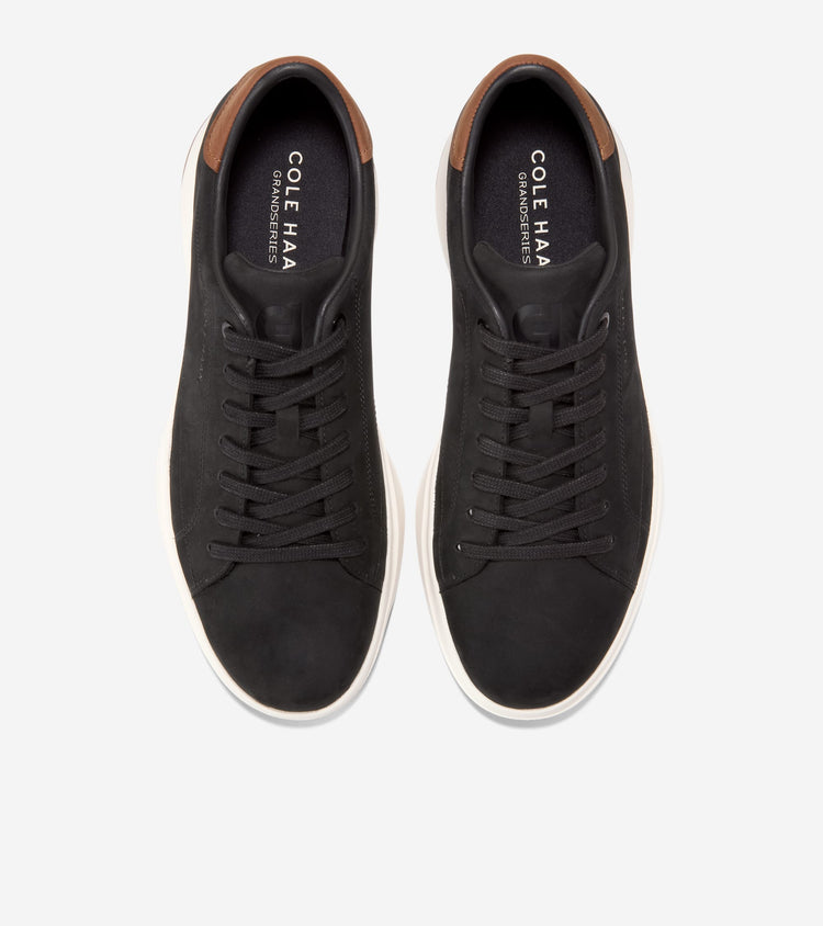 C42750:BLACK NUBUCK / BRITISH TAN / IVORY