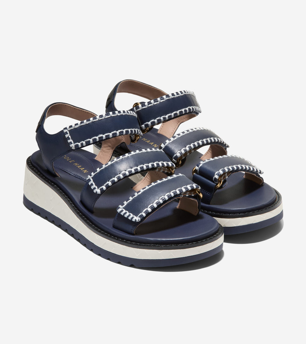 Women`s GRANDPRO DAYLIN WDG TRIPLE STRAP SANDALS