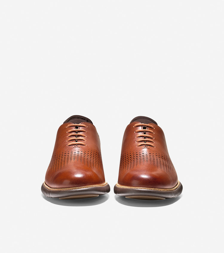 2.ZEROGRAND Lined Laser Wingtip Oxford