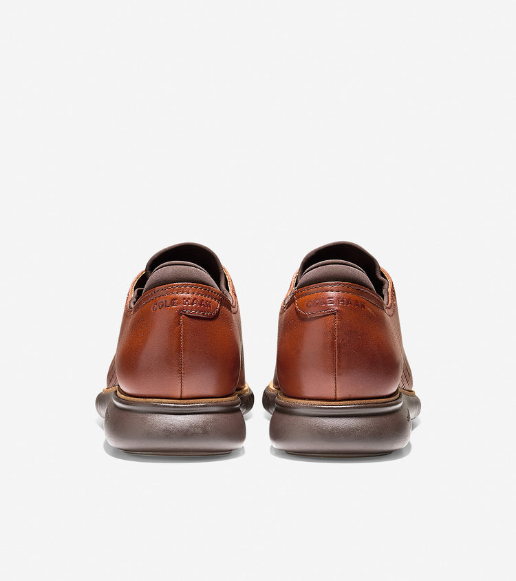 2.ZEROGRAND Lined Laser Wingtip Oxford